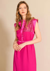 Caroline Kilkenny Gigi Dress, Lipstick Pink