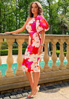 Girl in Mind Willow Floral One Shoulder Dress, Pink Multi
