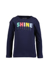 Blue Seven Girl Long Sleeve Top, Navy
