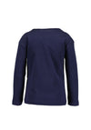 Blue Seven Girl Long Sleeve Top, Navy