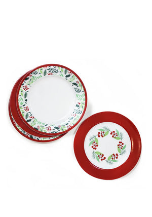 Peggy Wilkins Graceful Porcelain Side Plates, Set of 4