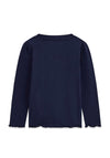 Guess Mini Girl Bear Long Sleeve Top, Navy