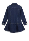 Guess Older Girl Long Sleeve Denim Dress, Blue