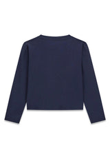 Guess Older Girl Logo Long Sleeve Top, Navy