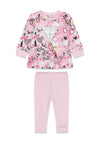 Guess Baby Girl Print Top and Legging Set, Pink