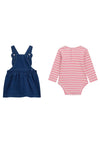 Guess Baby Girl 2 Piece Dress Set, Pink