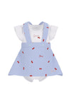 Guess Baby Girl Body and Dress Set, Blue