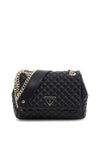 Guess Eco Rianee Quilted Crossbody Bag, Black