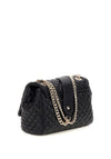 Guess Eco Rianee Quilted Crossbody Bag, Black