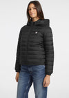 Guess Womens Quilted Short Jacket, Black