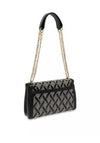 Guess Katey Woven Crossbody Bag, Black