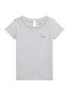 Guess Older Girl Pearl Short Sleeve Tee, White