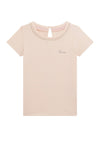 Guess Older Girl Pearl Short Sleeve Tee, Pink