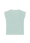 Guess Older Girl Flamingo Oversized Short Sleeve Tee, Green