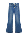 Guess Older Girl Flare Rhinestone Jeans, Blue