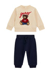 Guess Baby Teddy Bear 2 Piece Tracksuit, Beige