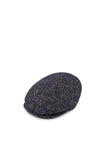 Hanna Hats Vintage Fleck Tweed Cap, Grey