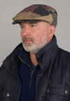Hanna Hats Vintage Patchwork Tweed Cap, Multi