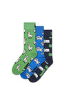 HAPPY SOCKS 3 PACK ANIMALS SOCKS GIFT SET