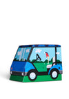 Happy Socks 3 Pack Golf Cart Socks Gift Set, Blue Multi
