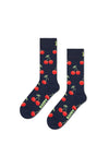 Happy Socks 3 Pair Food Socks Giftbox, Navy UK 7.5-11.5