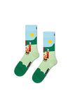 Happy Socks BBQ Socks, Green Multi