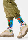 Happy Socks Beach Socks, Beige Multi