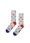 Happy Socks Bike Socks, Grey