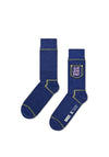 Happy Socks Blue Jean Baby Socks, Navy UK 7.5-11.5