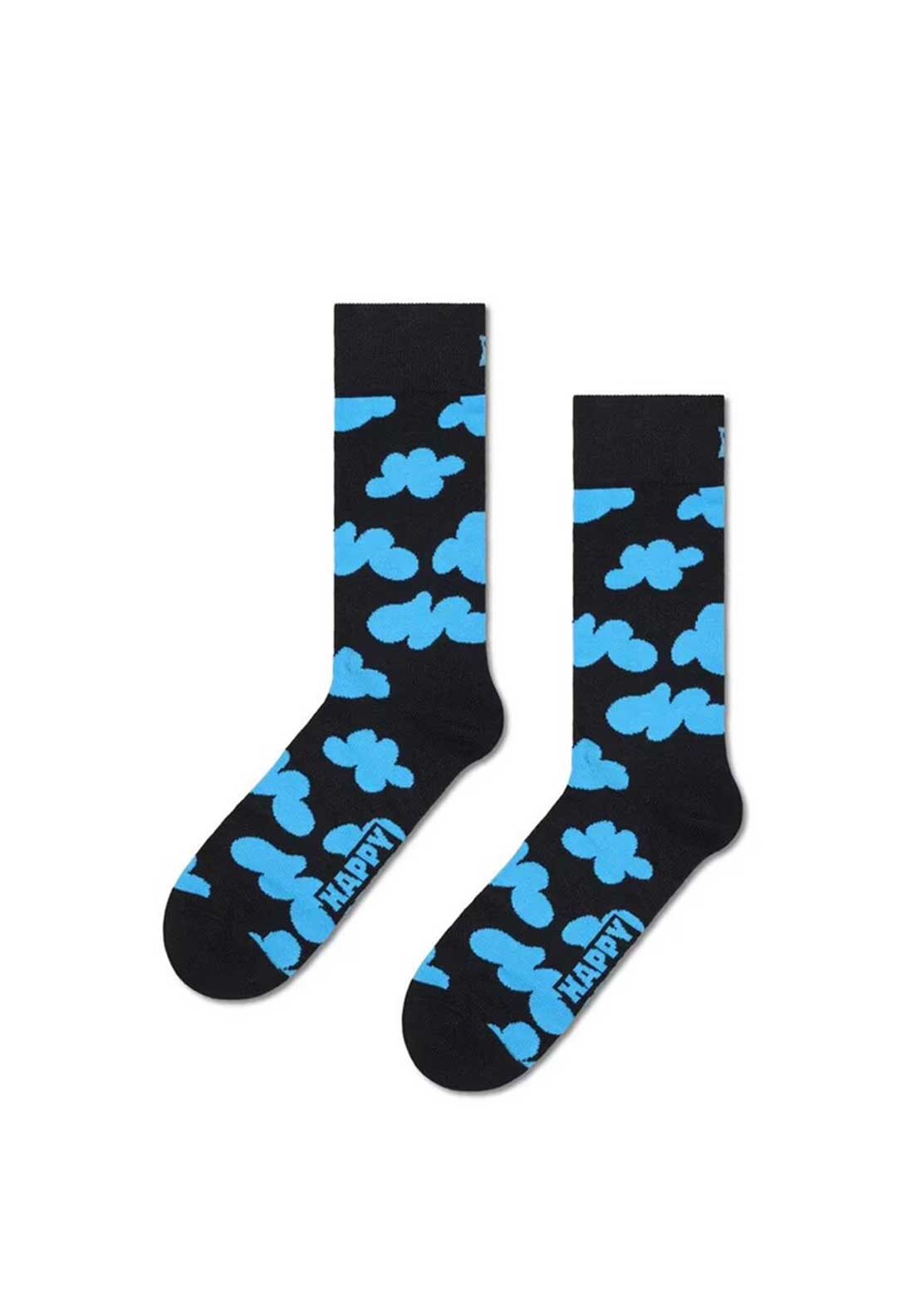 Happy Socks Cloudy 4 Pack Socks Gift Box, Blue Multi
