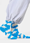 Happy Socks Cloudy Socks, Light Blue UK 7.5-11.5