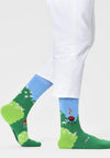 Happy Socks Garden Socks, Green UK 7.5-11.5