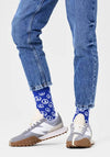 Happy Socks Peace Socks, Blue UK 7.5-11.5