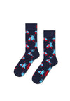 Happy Socks Scooter Socks, Navy Multi
