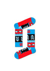 Happy Socks Robot Socks, Red Multi EU41-46