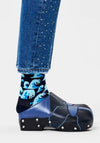 Happy Socks Waves Socks, Navy EU41-46