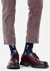 Happy Socks Glass of Wine Socks, Navy