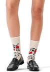 Happy Socks World Cup England Socks, Ivory Multi