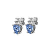 Dyrberg/Kern Havoc Earrings, Silver & Blue