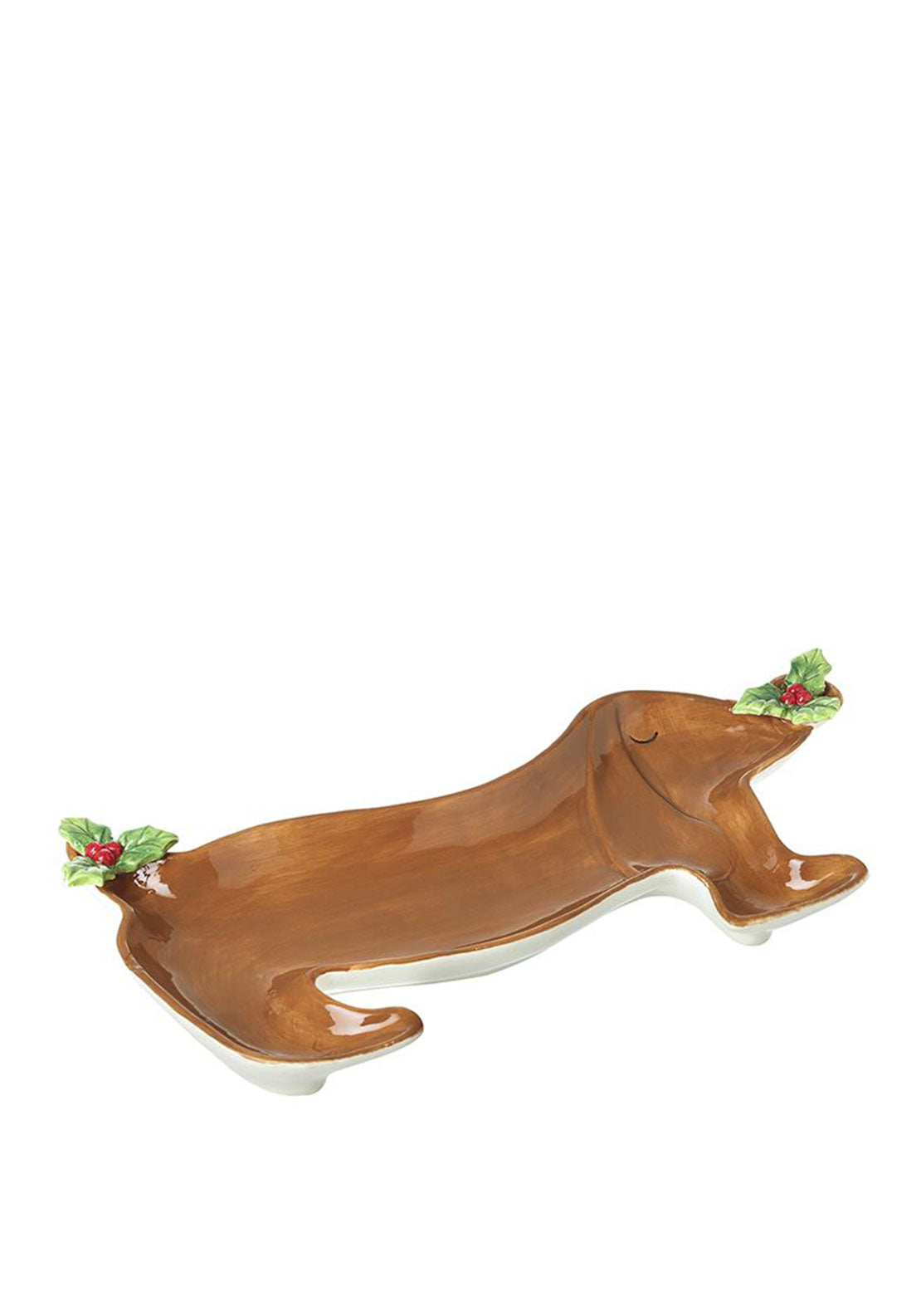 Heaven Sends Festive Dachshund Serving Plate