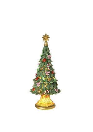 TALL LIGHT UP CHRISTMAS TREE