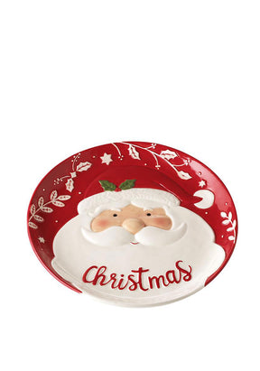 SANTA CHRISTMAS PLATE