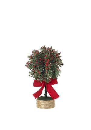 SML RED BERRY TREE WITH RED