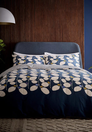 Helena Springfield Loft Living Althea Duvet Cover Set, Navy