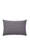 Helena Springfield 180TC Percale Standard Pillowcase, Charcoal
