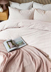 Helena Springfield Calico & Chalk Tranquil Check Duvet Cover, Pink