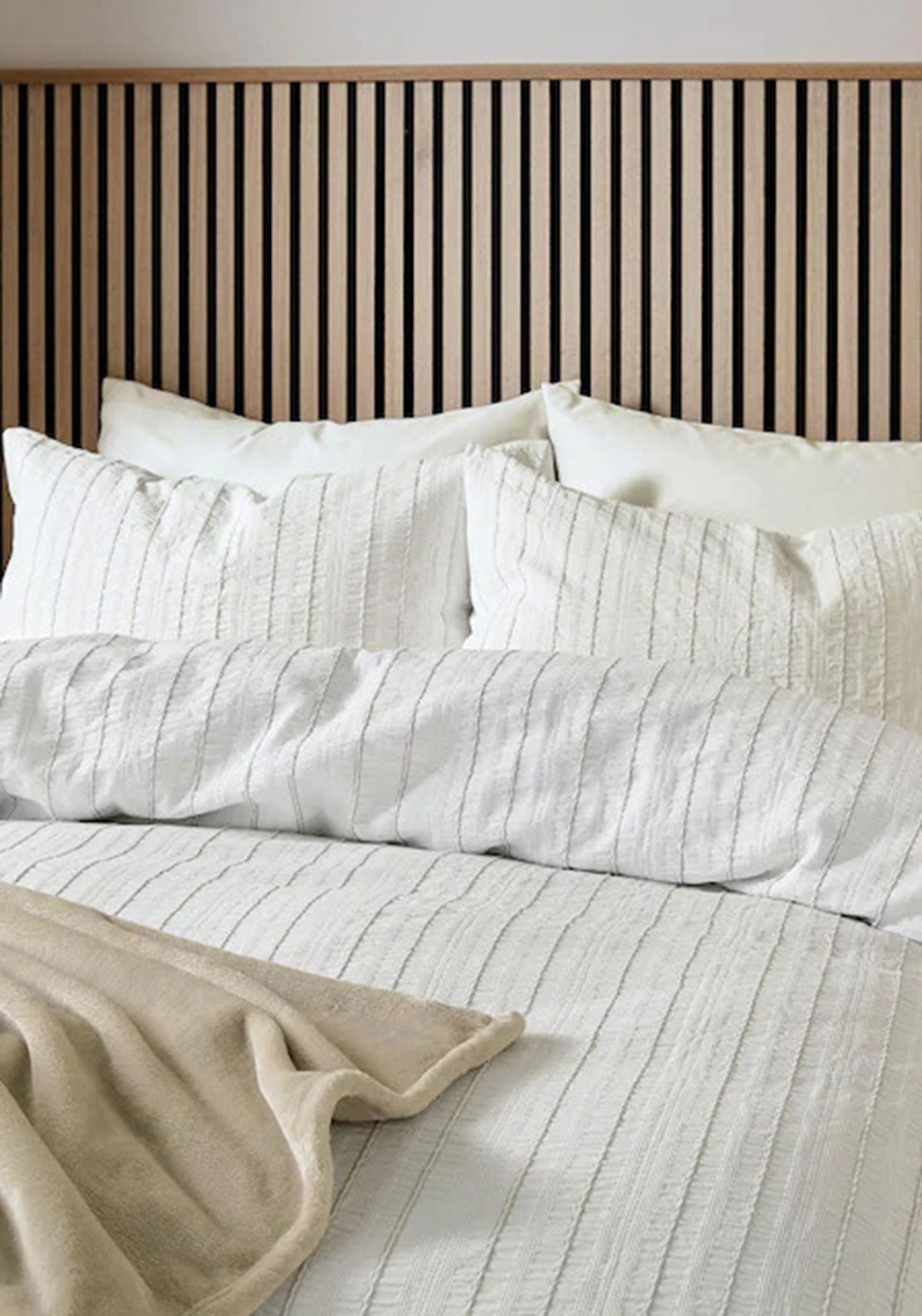 WAFFLE STRIPE COVER  LIN SKS