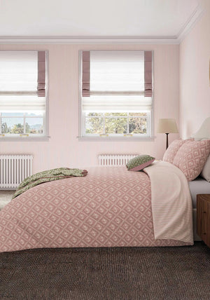 Helena Springfield Harvest Moon Meadow Posy Cotton Duvet Cover Set, Pink
