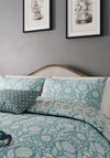 Helena Springfield Harvest Moon Sunflower Cotton Duvet Cover Set, Teal Blue