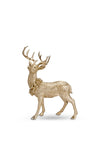 Luxe Gold Standing Reindeer With Collar